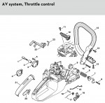 Stihl MS 341 Gasoline Chainsaw Spare Parts